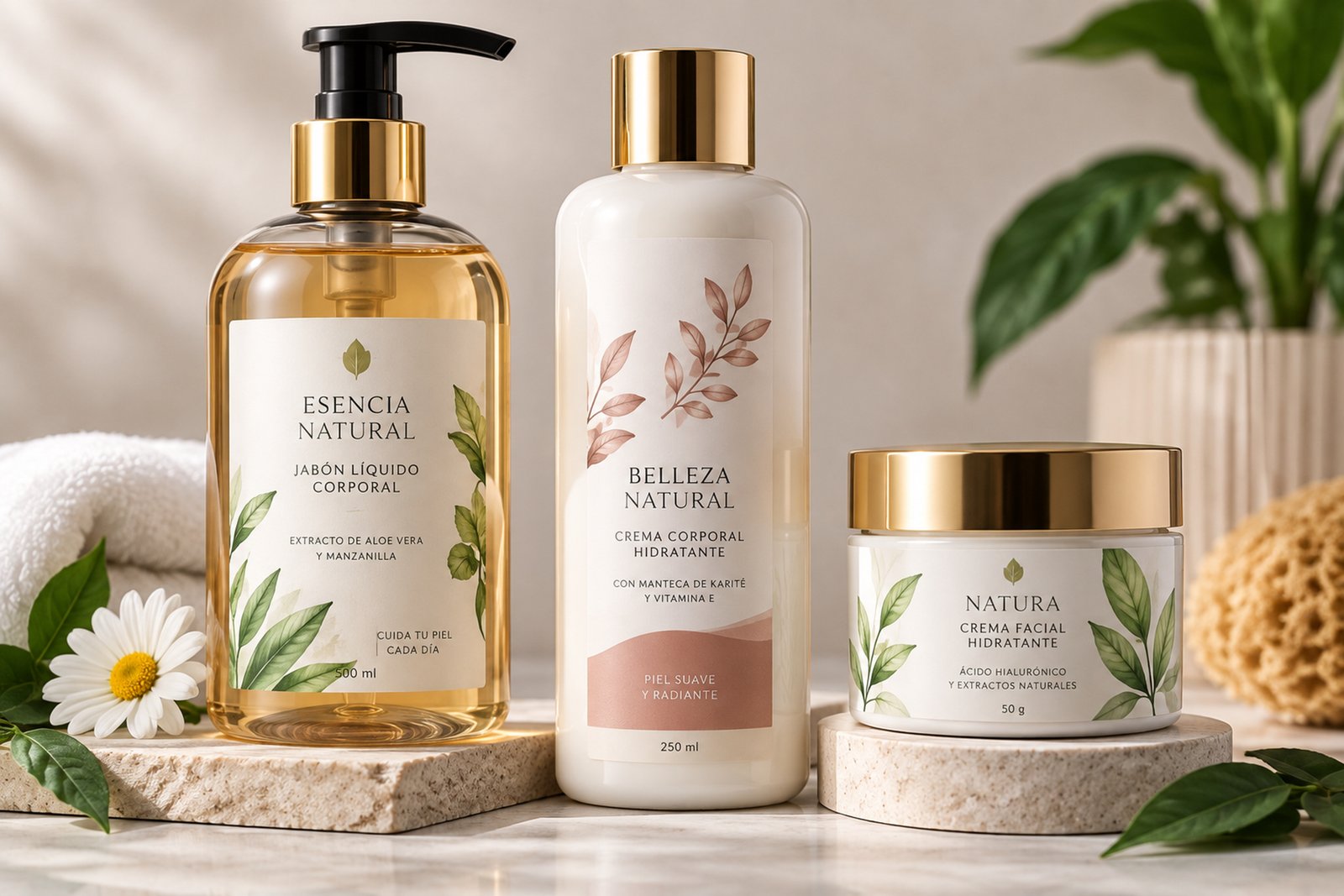 Etiquetas para cosméticos y belleza