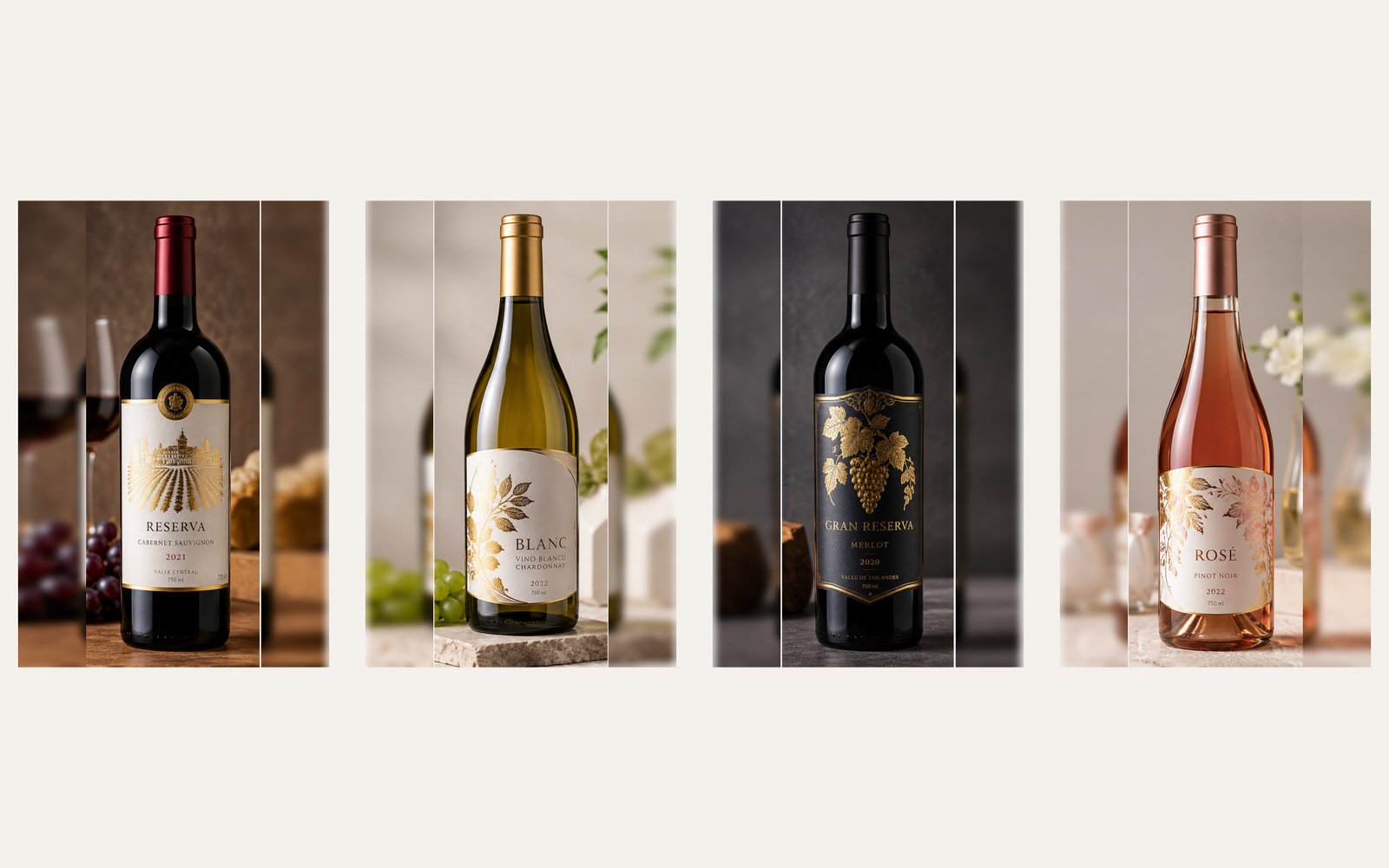 Etiquetas para vinos con Cold Foil